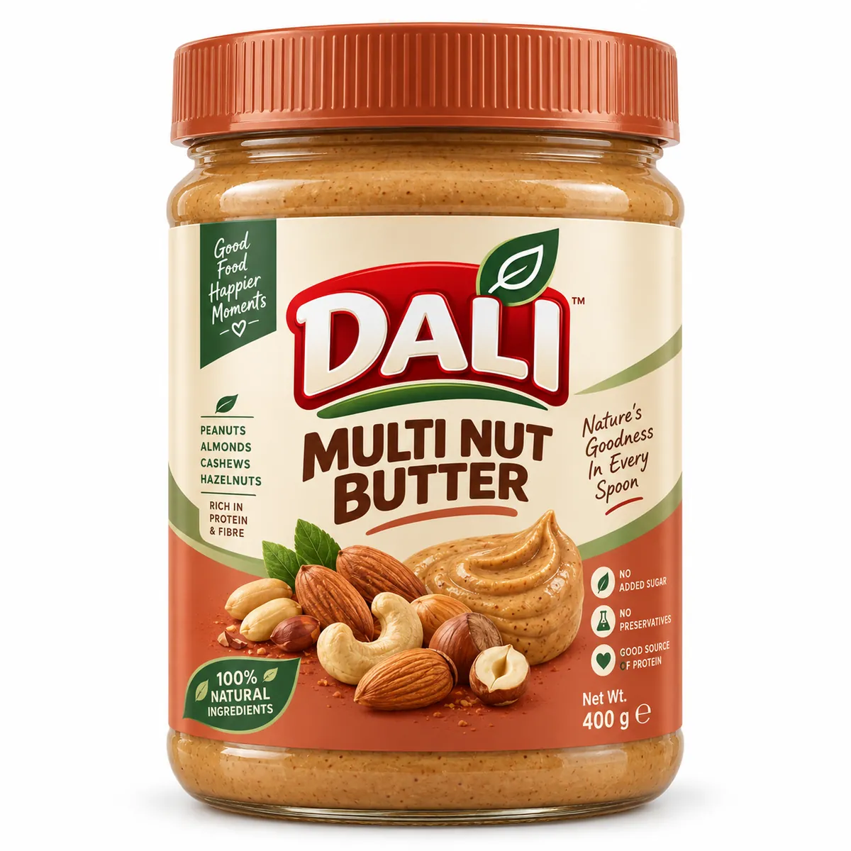 Jar of Dali multi nut butter