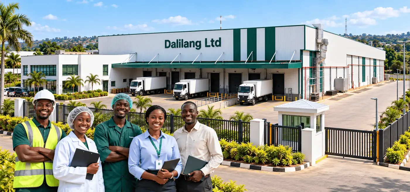 Dalilang team working in the fields