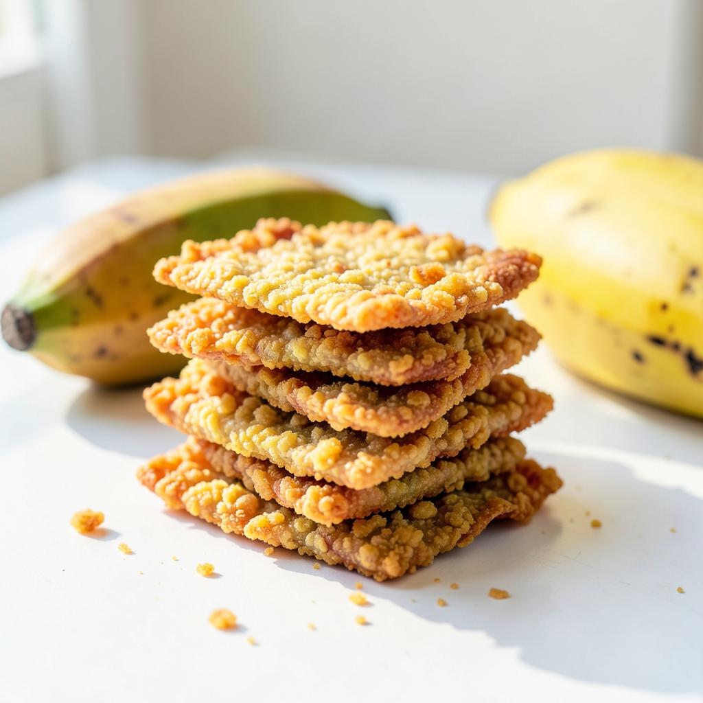 Crispy Dalilang gonja plantain chips